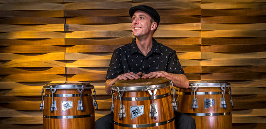 Francis with the 30th Anniversary congas