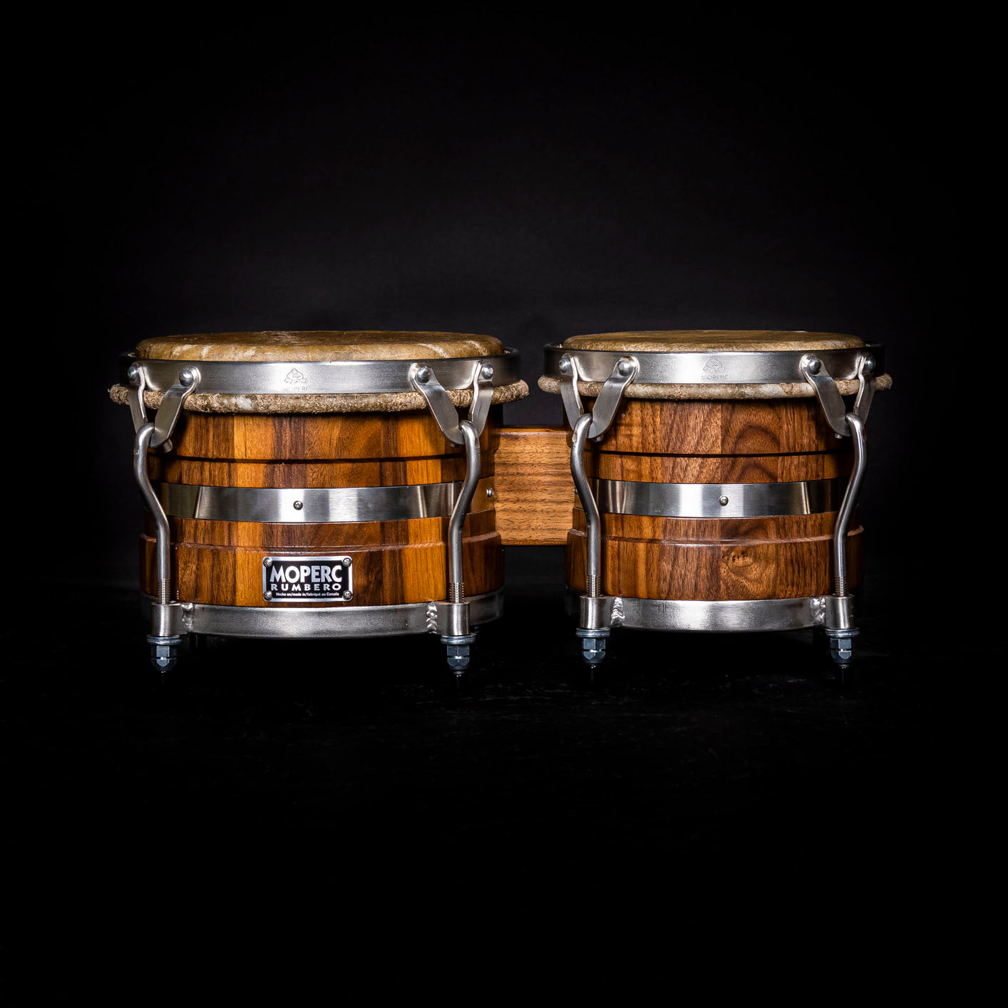American black walnut bongo - Rumbero series - For Ramiro