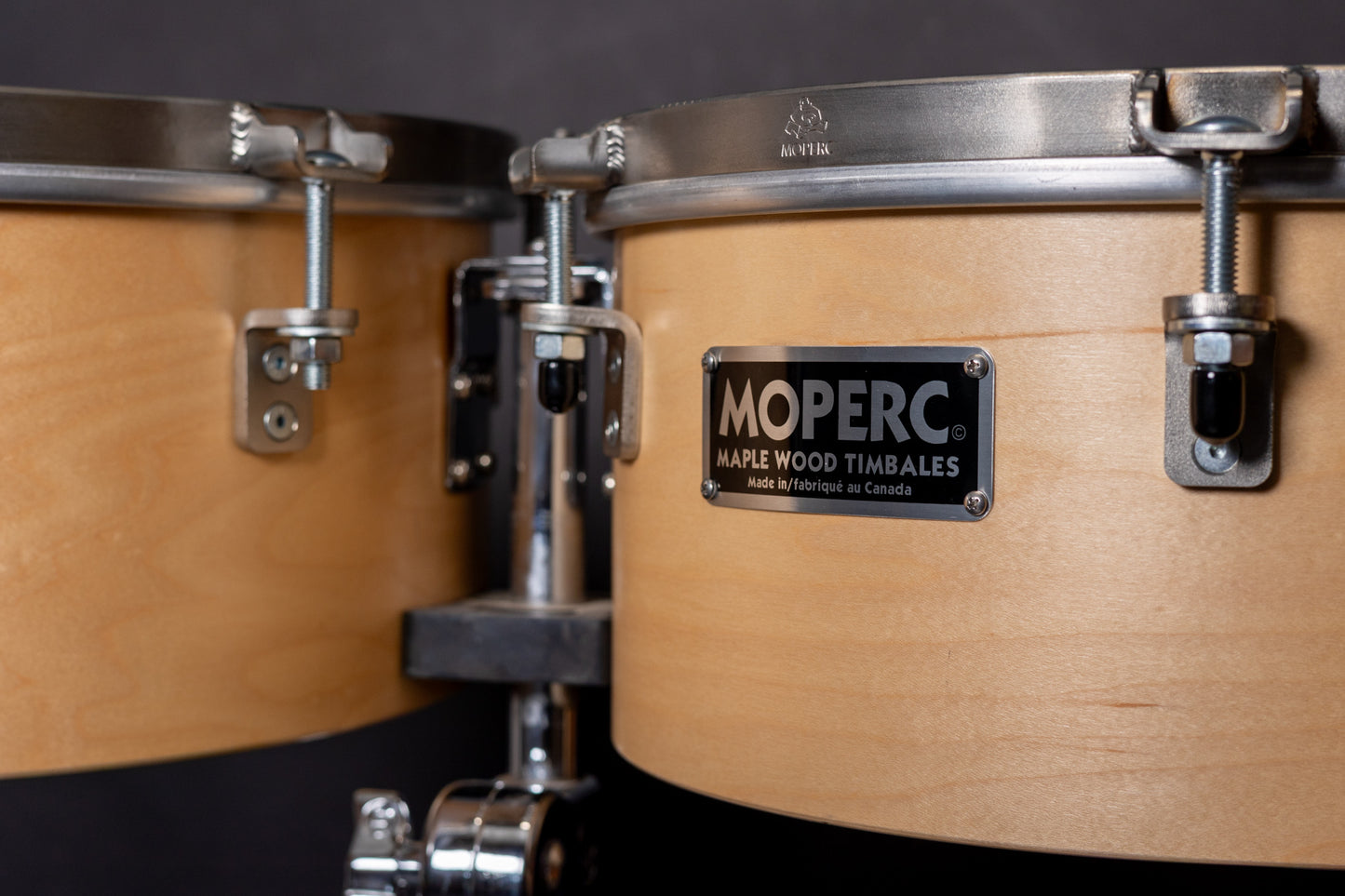 Moperc maple timbales - Ready to ship - 14''-15'' with stand