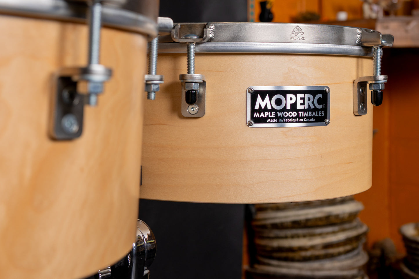Moperc maple timbales - Ready to ship - 14''-15'' with stand