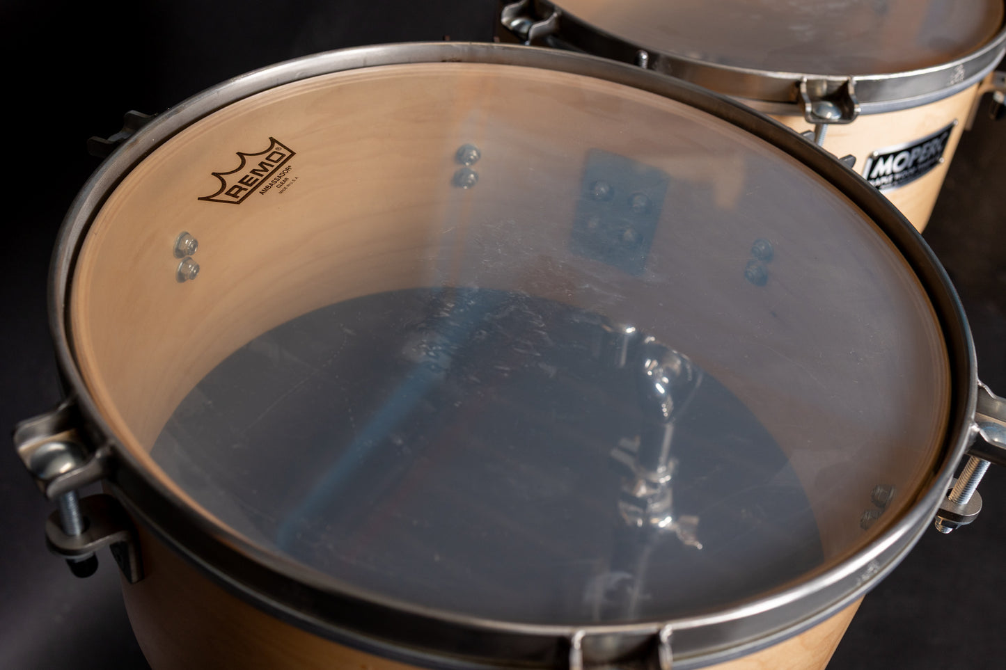 Moperc maple timbales - Ready to ship - 14''-15'' with stand