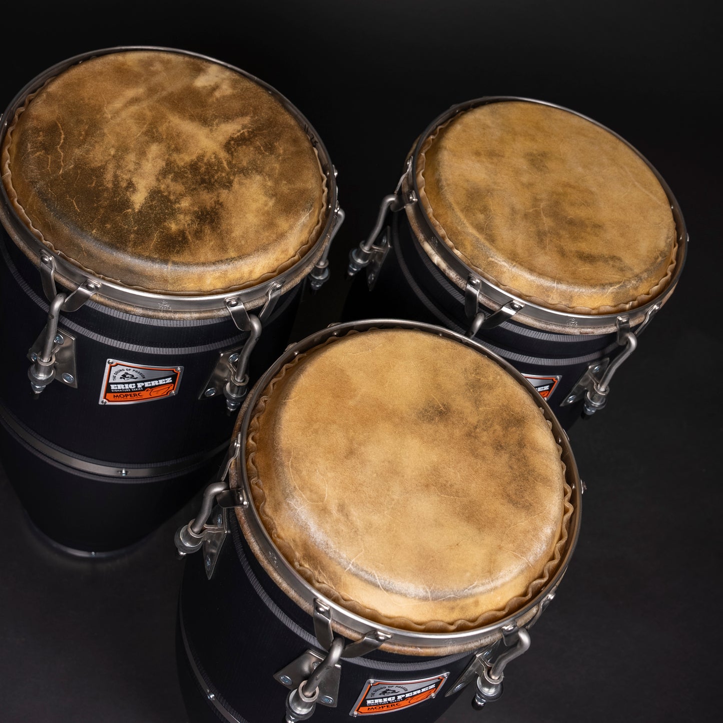 Congas cubano personnalisées 4 bandes - Acajou du Brésil 