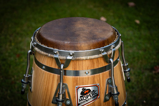 Custom conga - ash - 4 bands Natural C 9'' - ready to ship