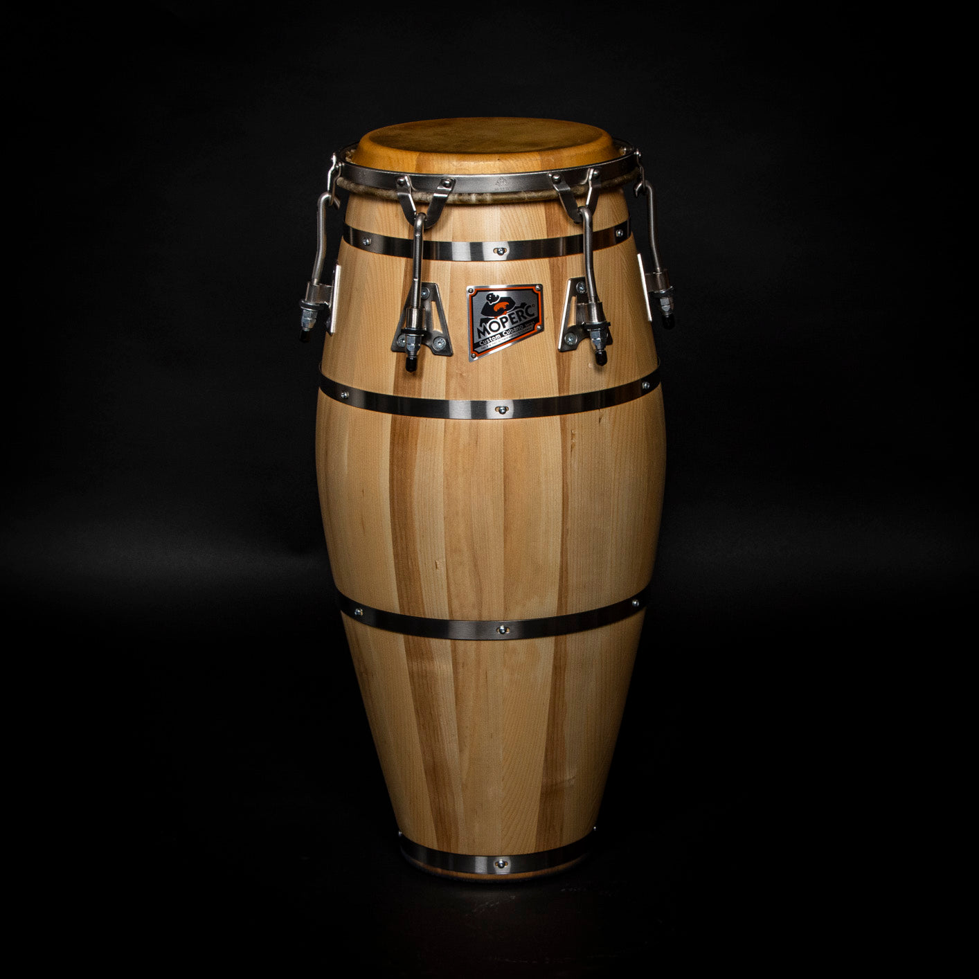 Custom conga - Ash - 4 bands natural tumba 10'' - Ready to ship