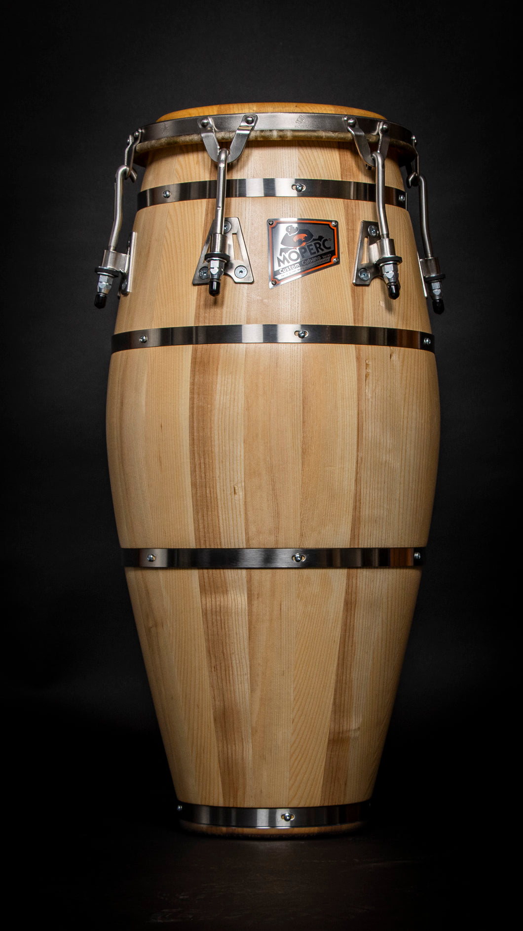 Custom congas 4 bands - American White Ash