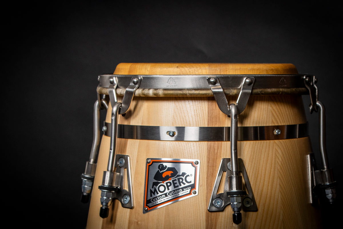Custom congas 4 bands - American White Ash