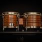 2 tone mahogany/walnut bongo - 8.5'' hembra - Ready to ship