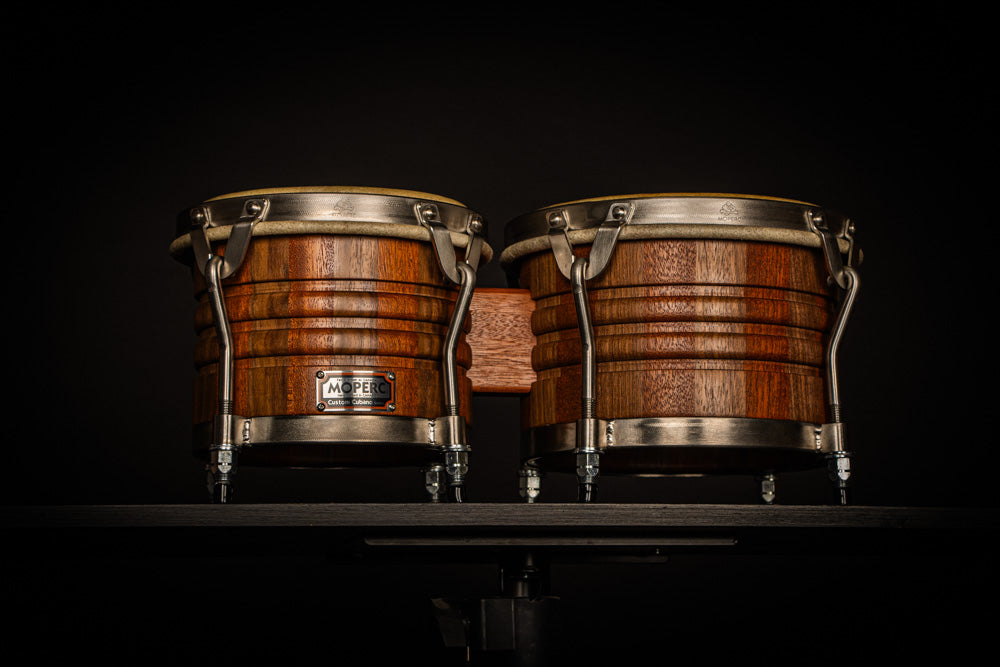 2 tone mahogany/walnut bongo - 8.5'' hembra - Ready to ship