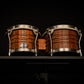 2 tone mahogany/walnut bongo - 8.5'' hembra - Ready to ship