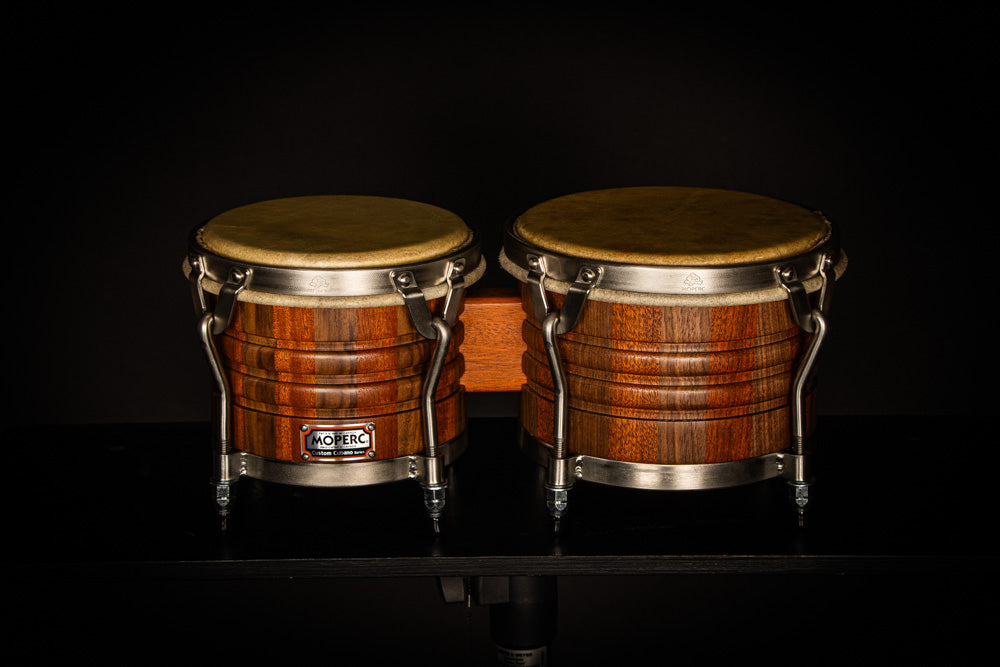 2 tone mahogany/walnut bongo - 8.5'' hembra - Ready to ship