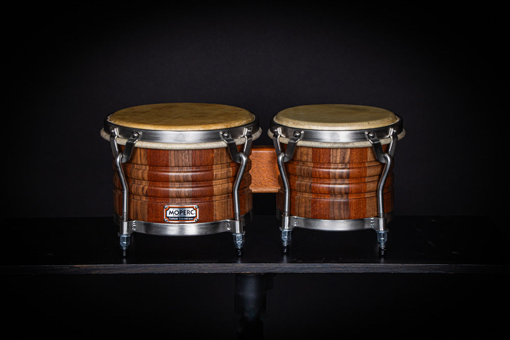2 tone mahogany/walnut bongo - 8.5'' hembra - Ready to ship