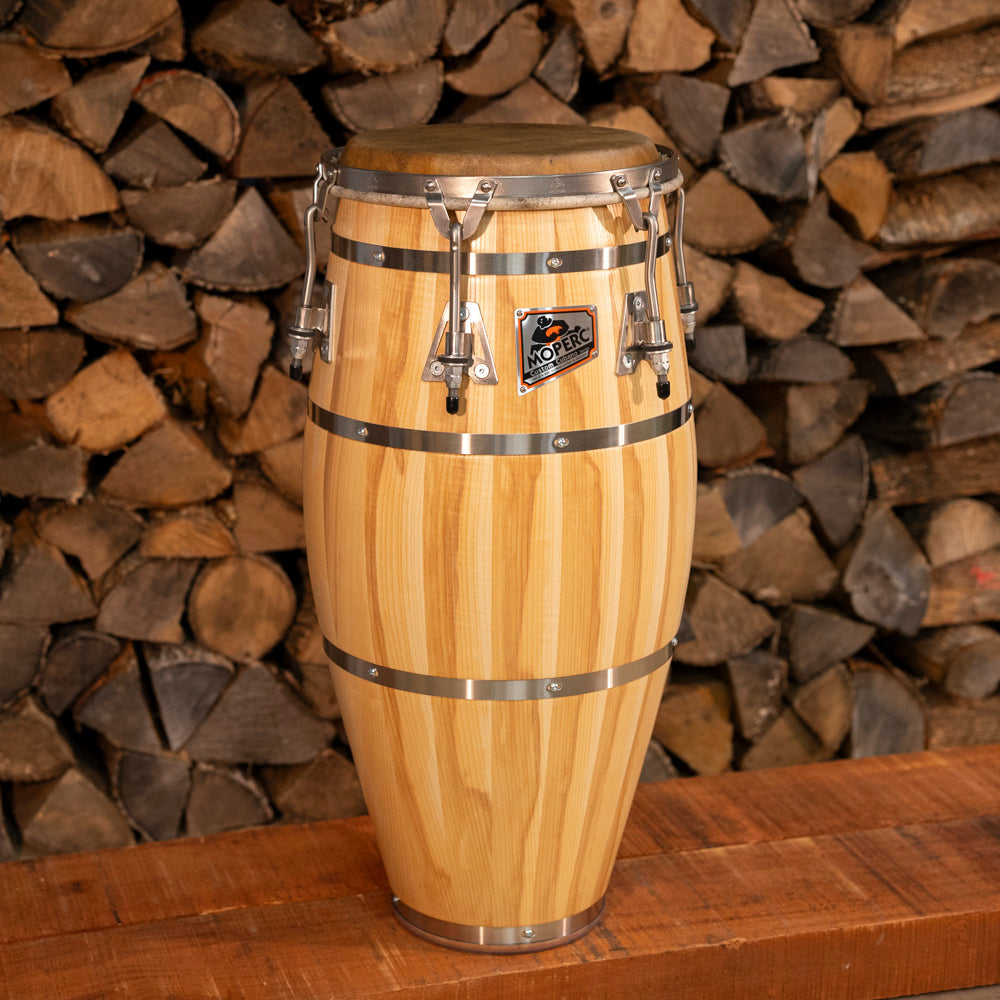 Congas cubano personnalisés - frêne - 4 bandes Natural QCT - prêts à expédier