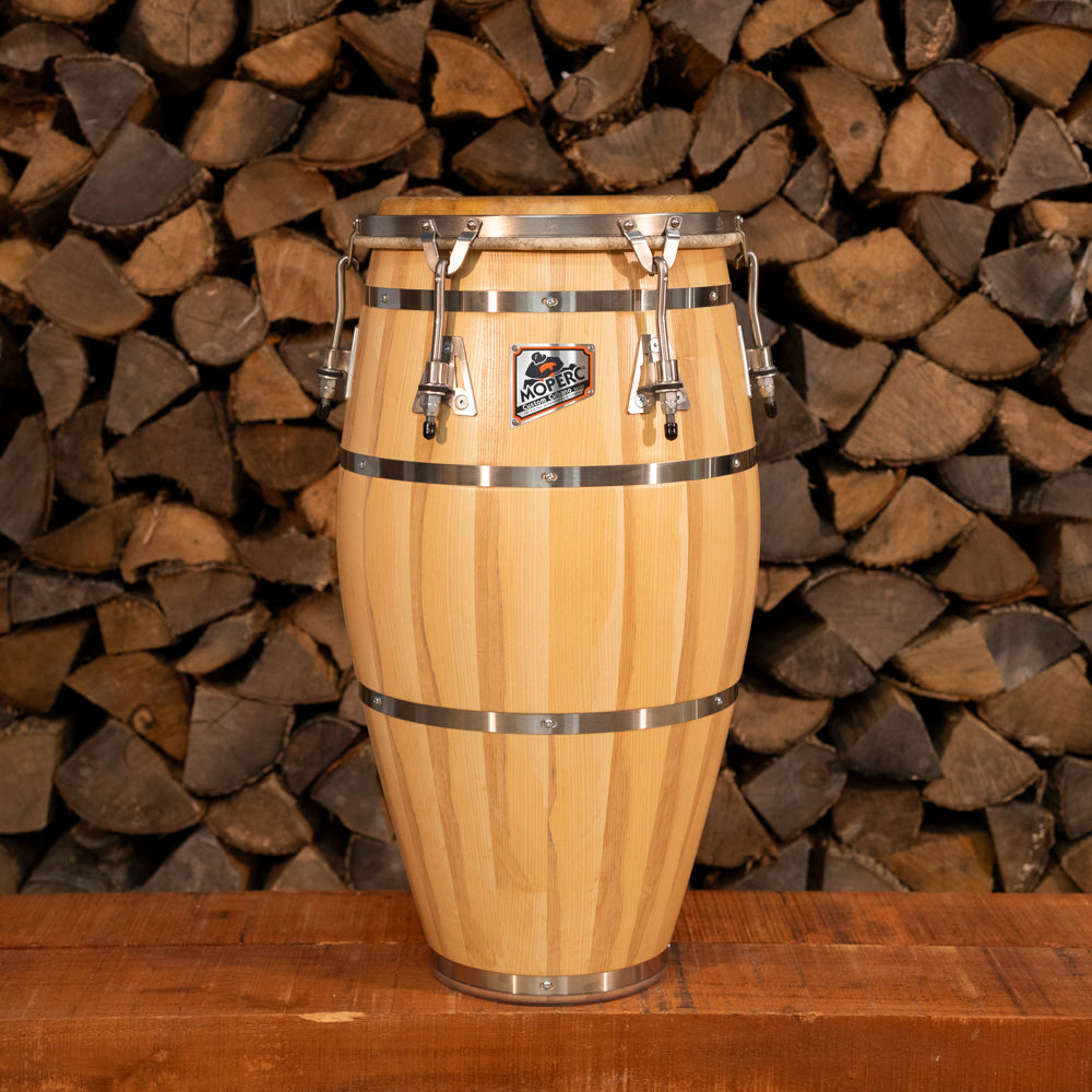 Congas cubano personnalisés - frêne - 4 bandes Natural QCT - prêts à expédier