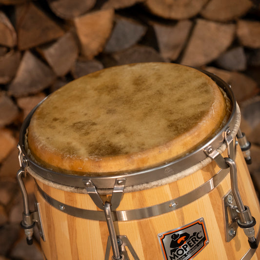 Congas cubano personnalisés - frêne - 4 bandes Natural QCT - prêts à expédier