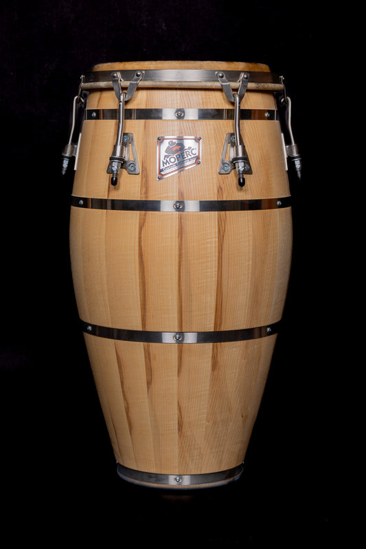 Custom conga - Ash - 4 bands natural tumba 12.5'' - Ready to ship
