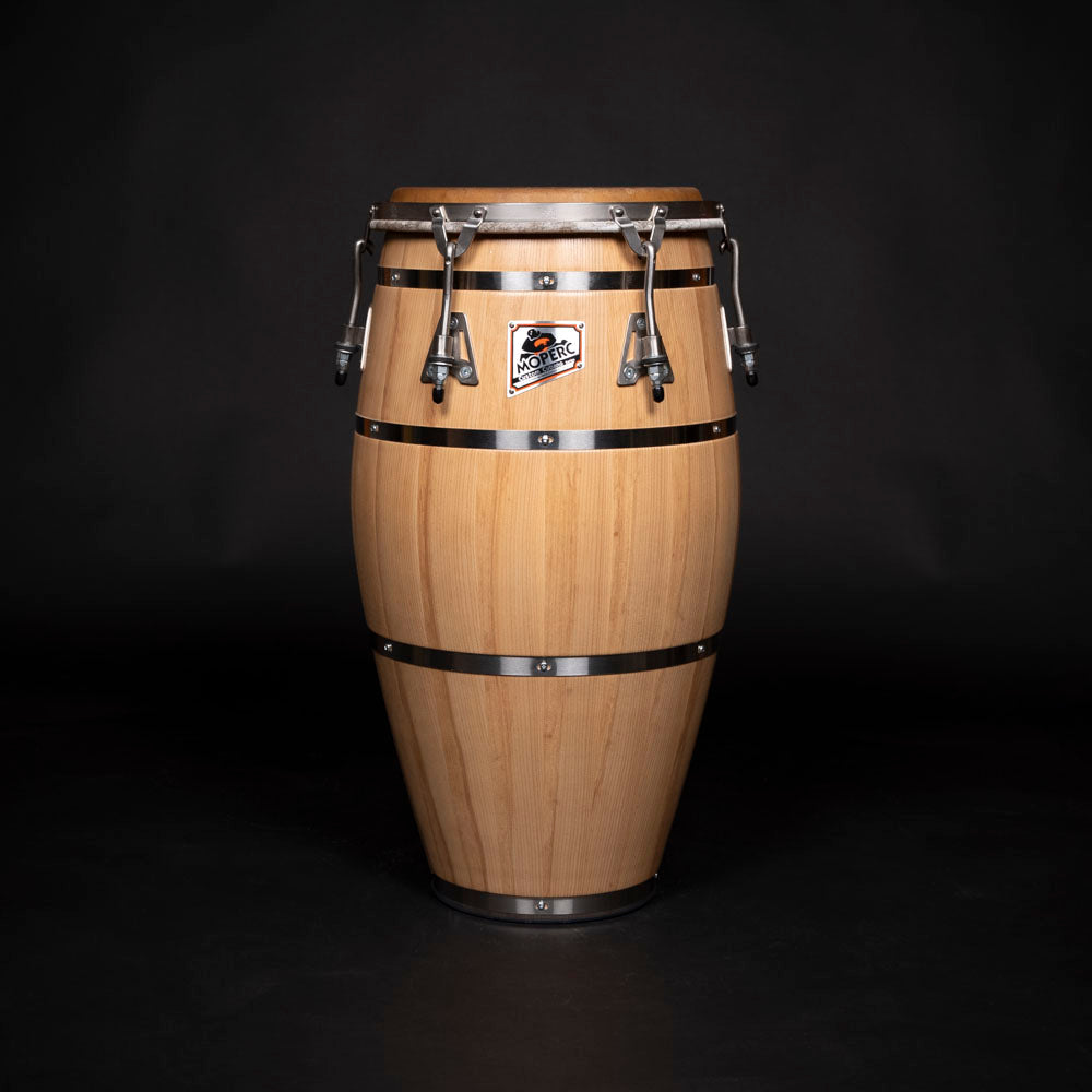 Custom congas - ash - 4 bands Natural Q-T - Ready to ship