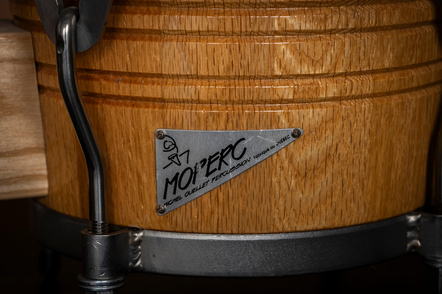 Vintage Moperc Conical Bongo – Red Oak (1990s)