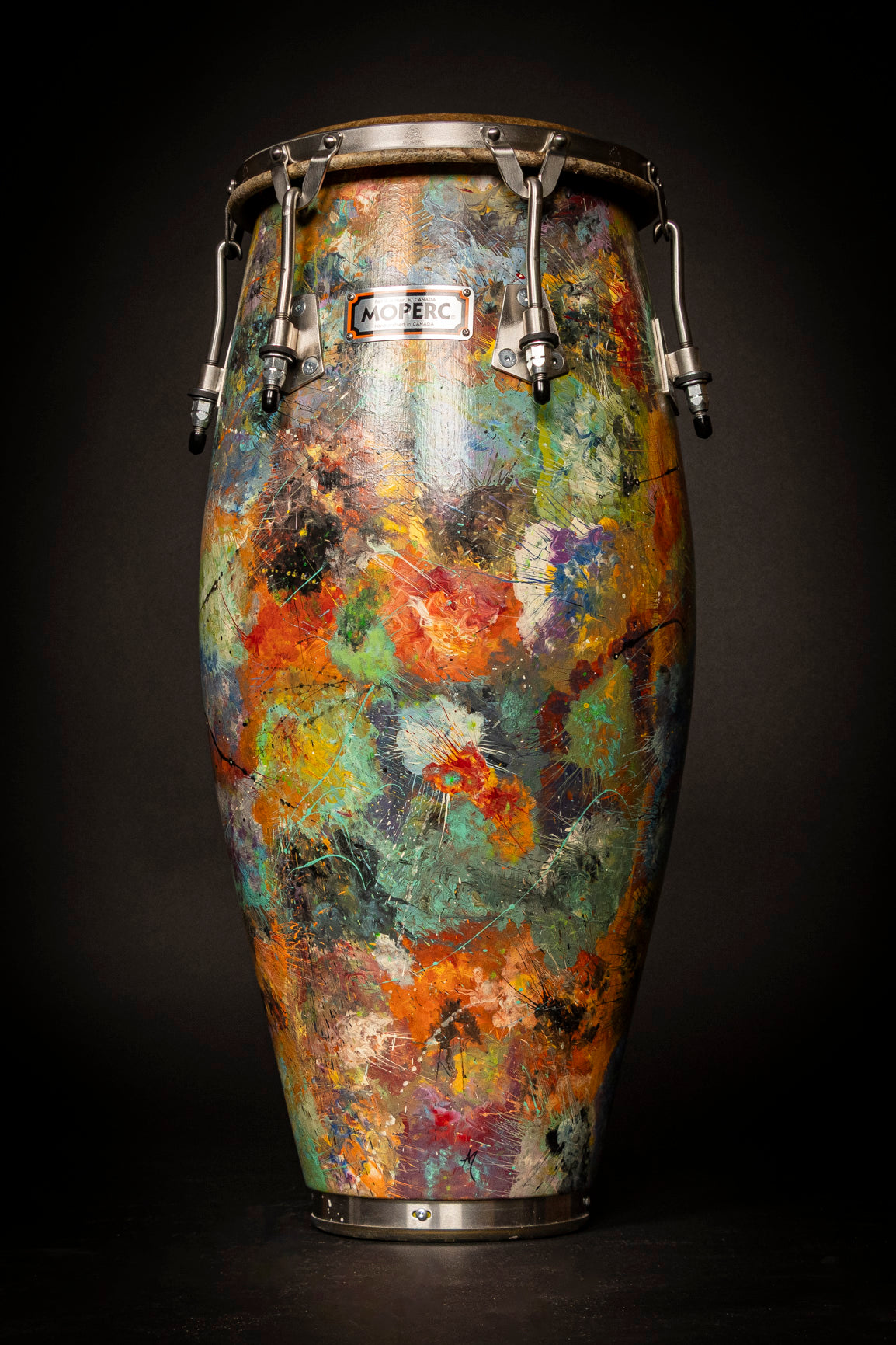 10 inch quinto with bison head - Ready to ship