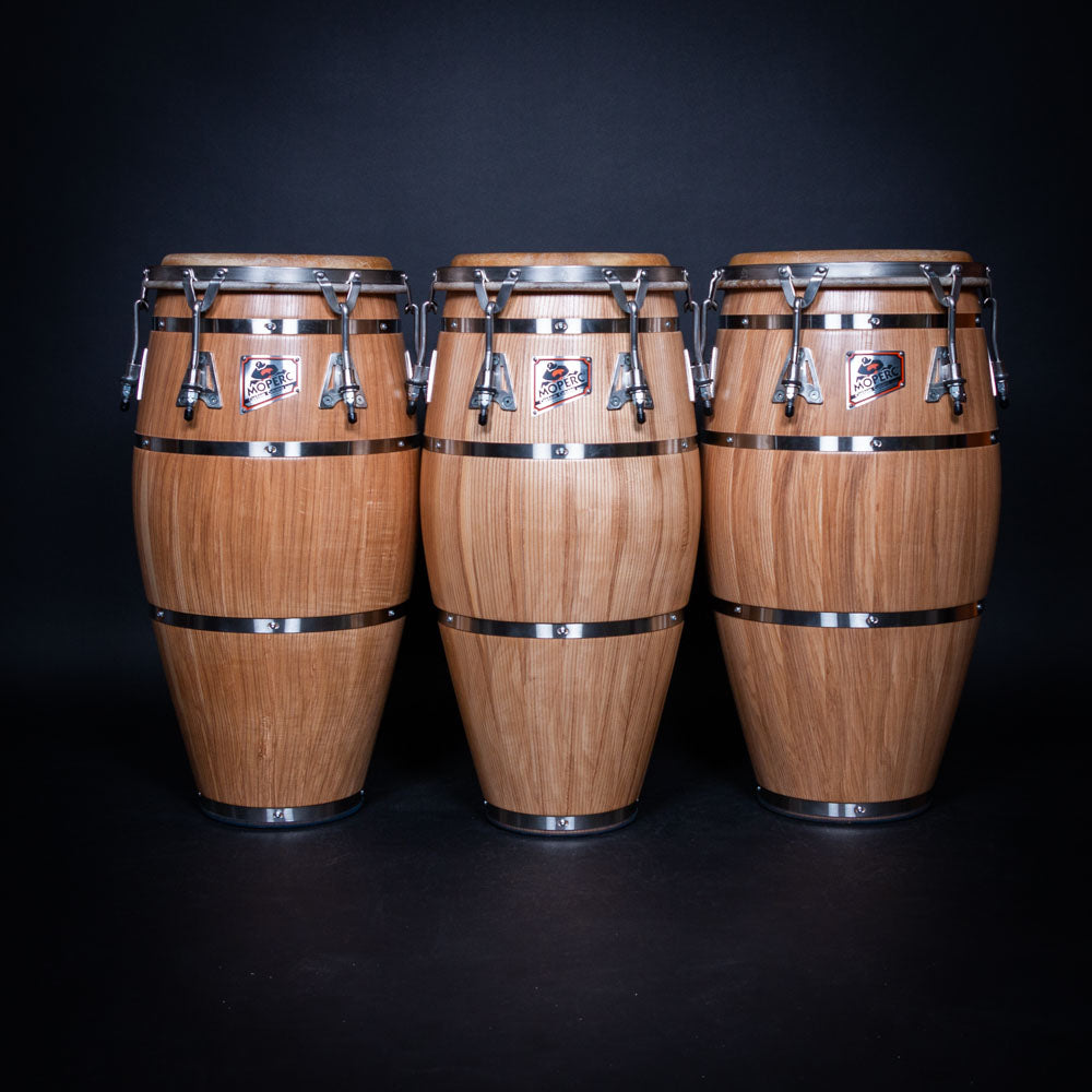 Custom congas - Ash Wood - 4 bands Natural Q-C-T- ready to ship