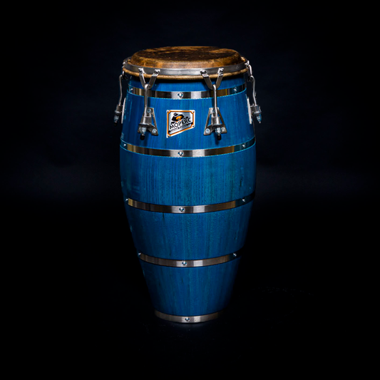 Custom cubano congas 5 bands ash with color choices