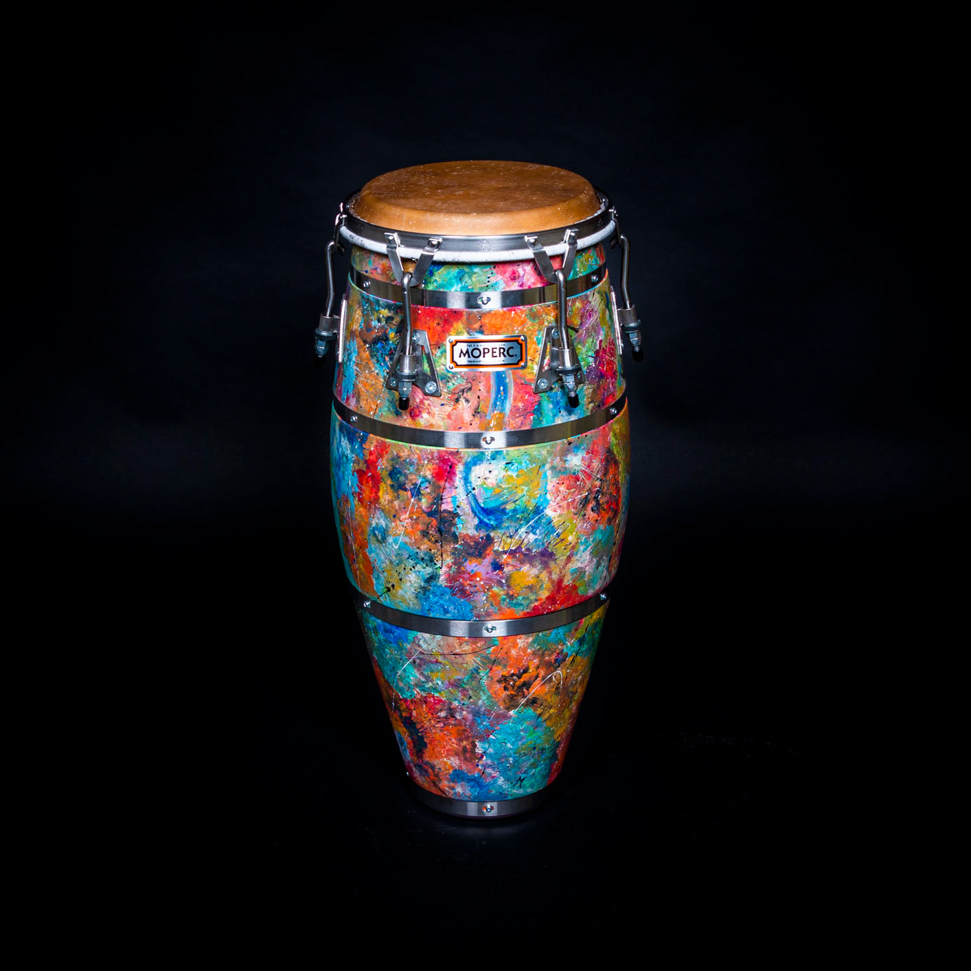 Congas cubano personnalisés 4 bandes frêne avec choix de couleurs 