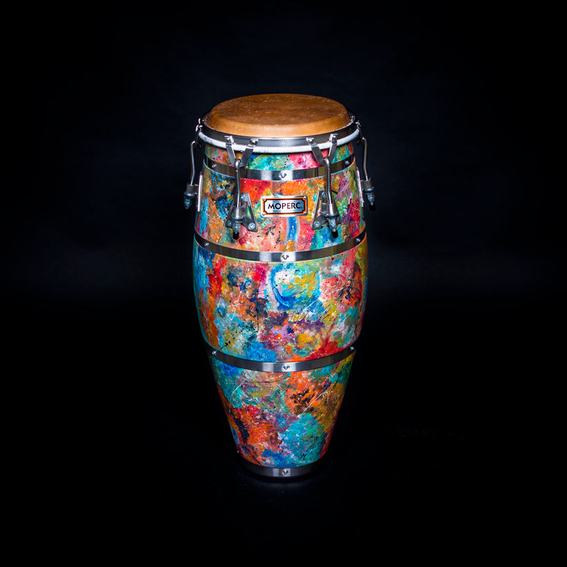 Custom congas 4 bands ash with color choices Moperc